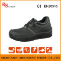 Ce Zertifikat Schwarz Buffalo Leder ESD Chef Sicherheit Schuhe RS046